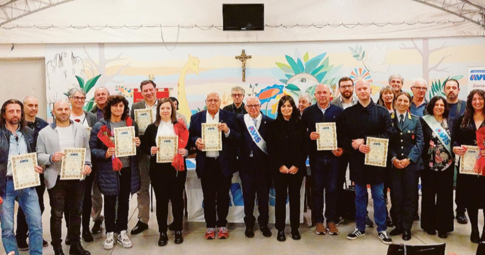 Sara Simeoni guida i donatori Avis