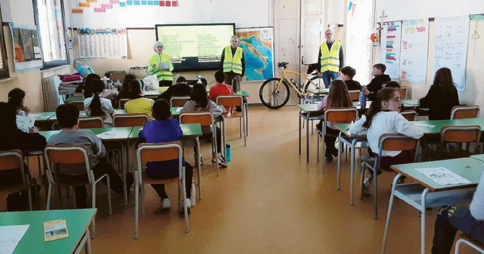 Una lezione con due ruote