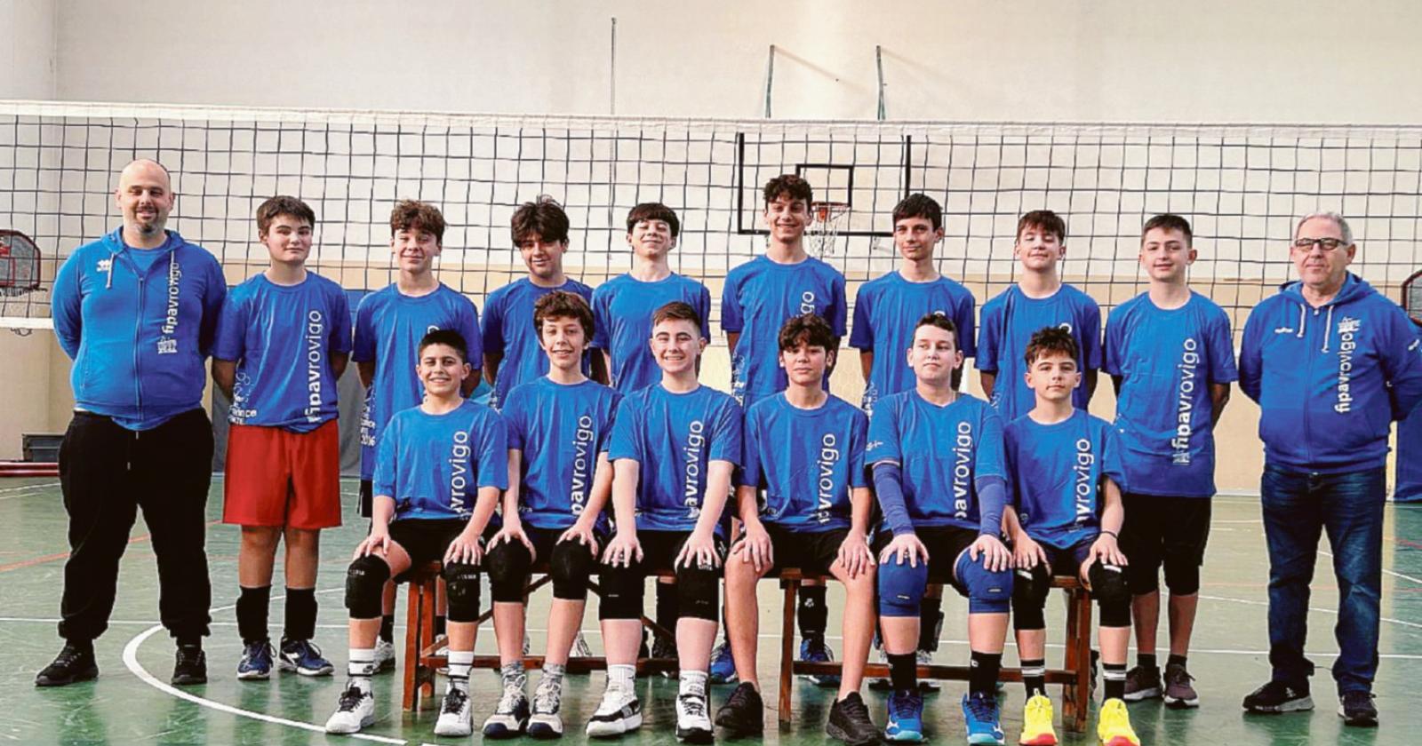 L’Under 14 maschile in partenza
