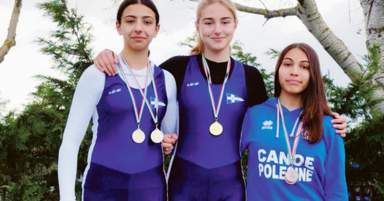 Canoe Polesine piazza ben dodici podi 