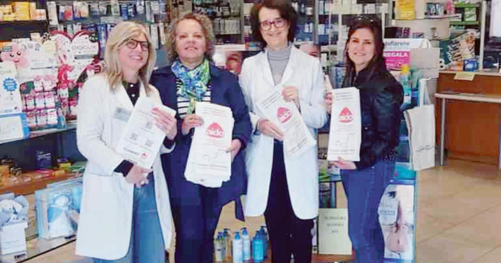 La donazione finisce in vetrina