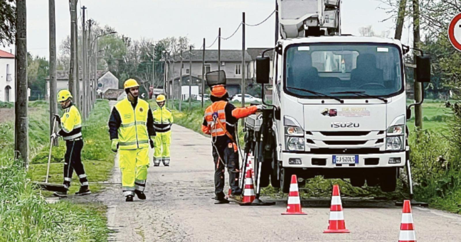 L'esercitazione è “sul campo”