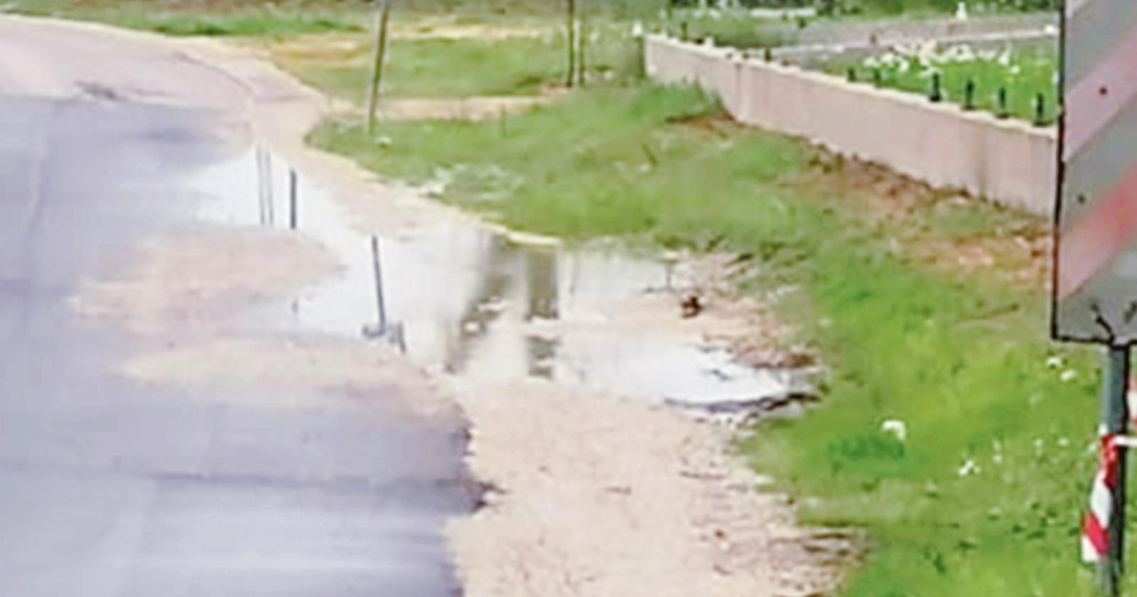 Dopo le buche, ora l’acqua