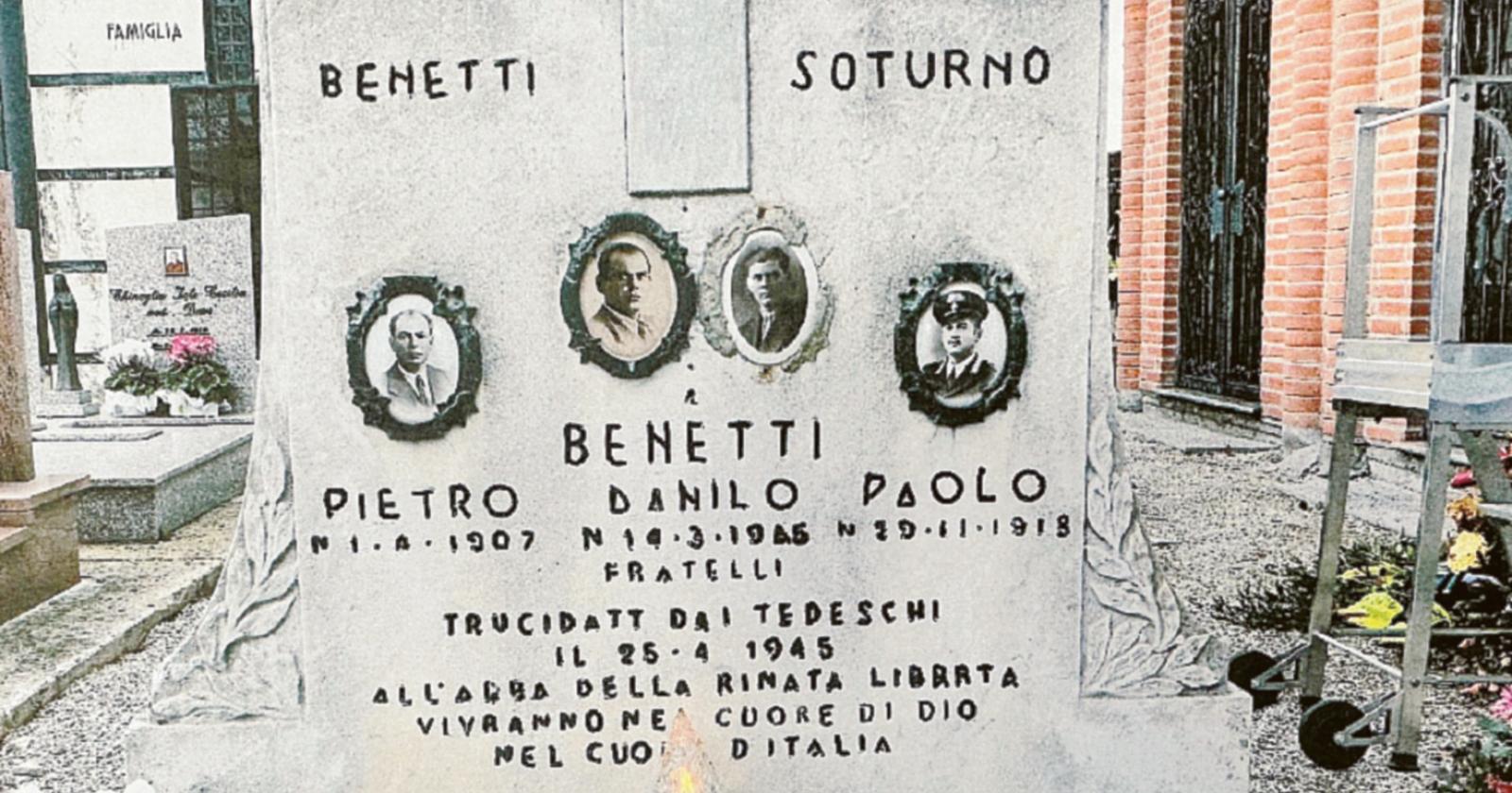 I tre fratelli fucilati al muro di casa