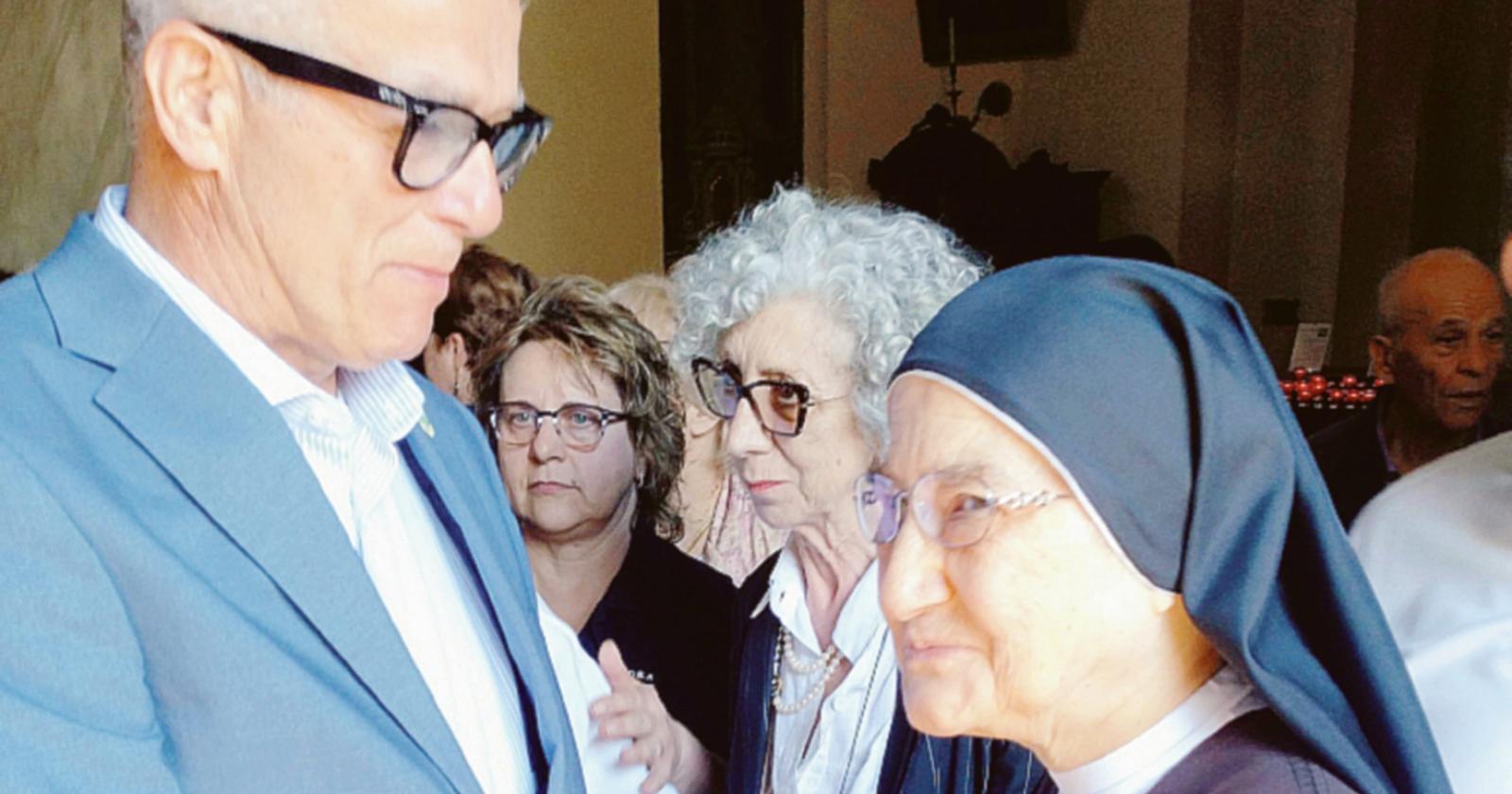 Il commosso saluto a Suor Ausilia 