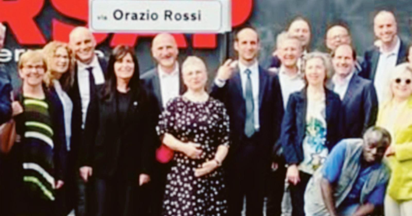 Una via dedicata a Orazio Rossi 