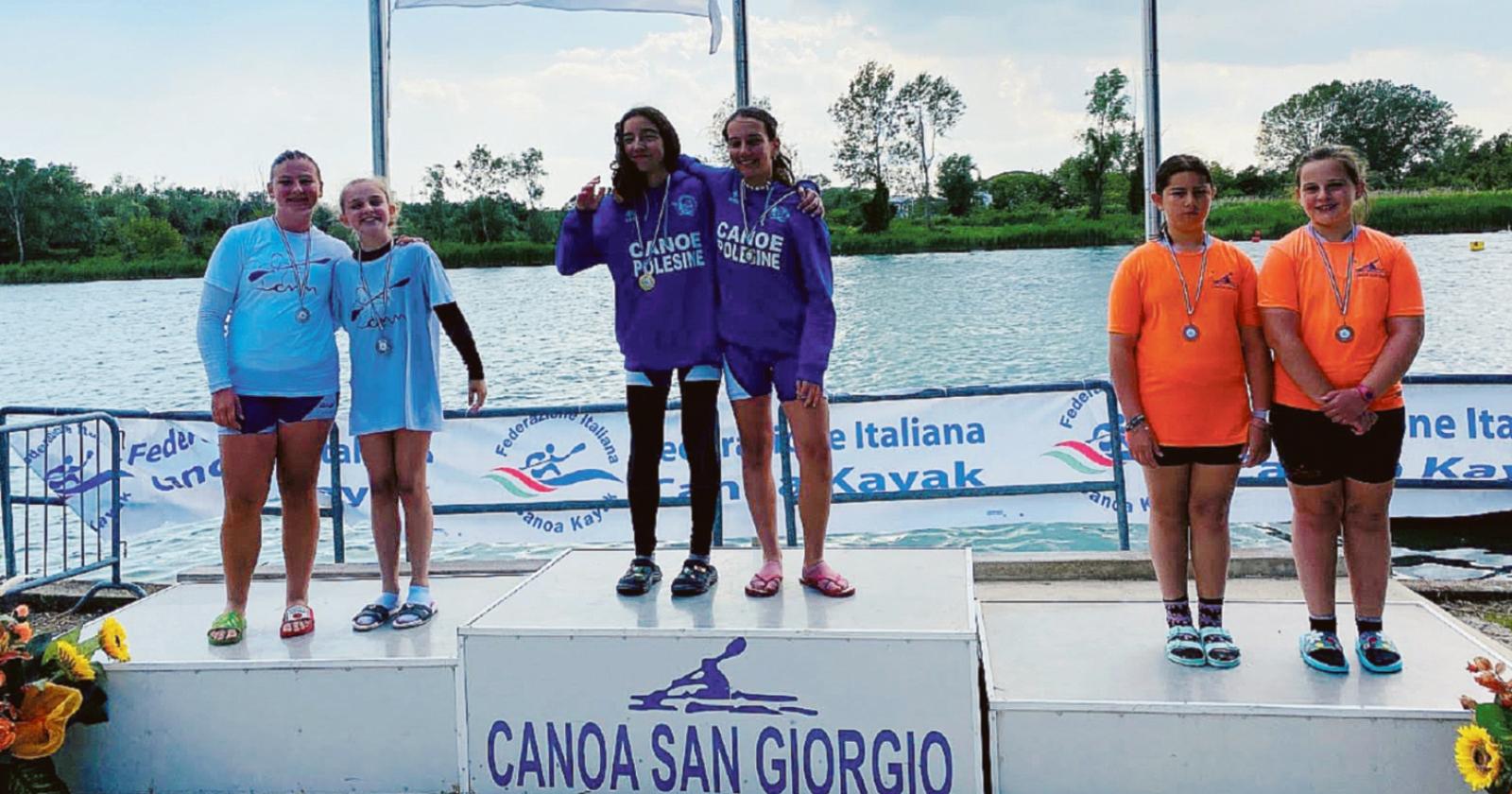 Canoe Polesine, ben 15 medaglie