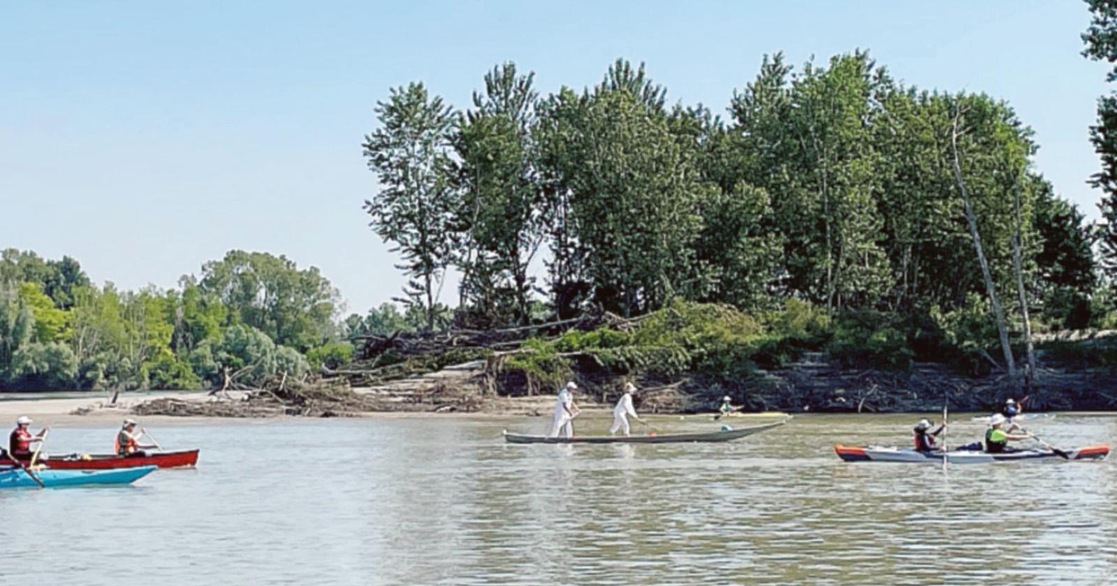 La voga a remi “conquista” il Po