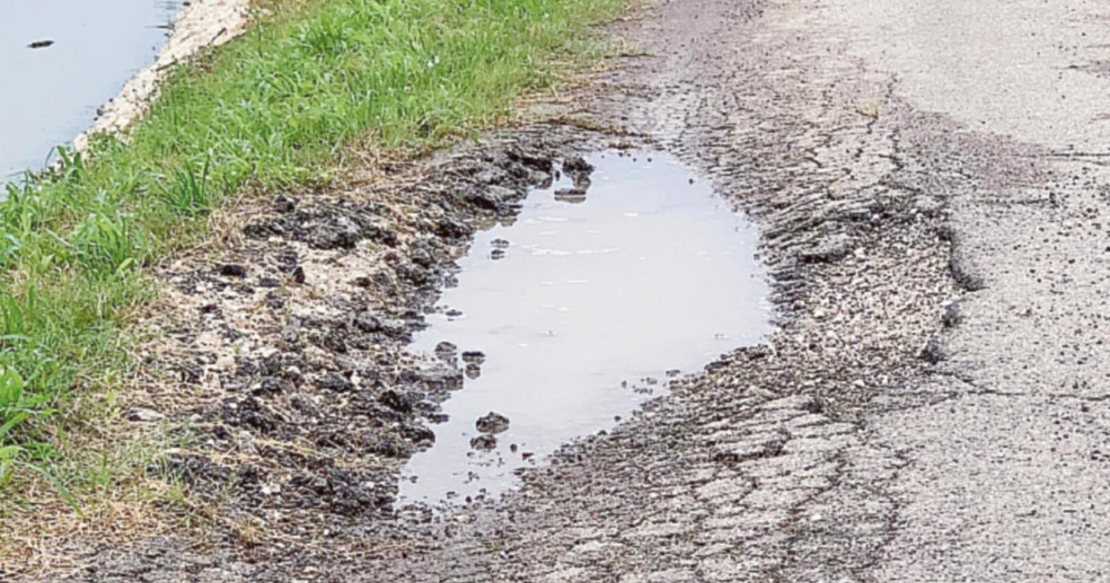 Strada pericolosa e impraticabile