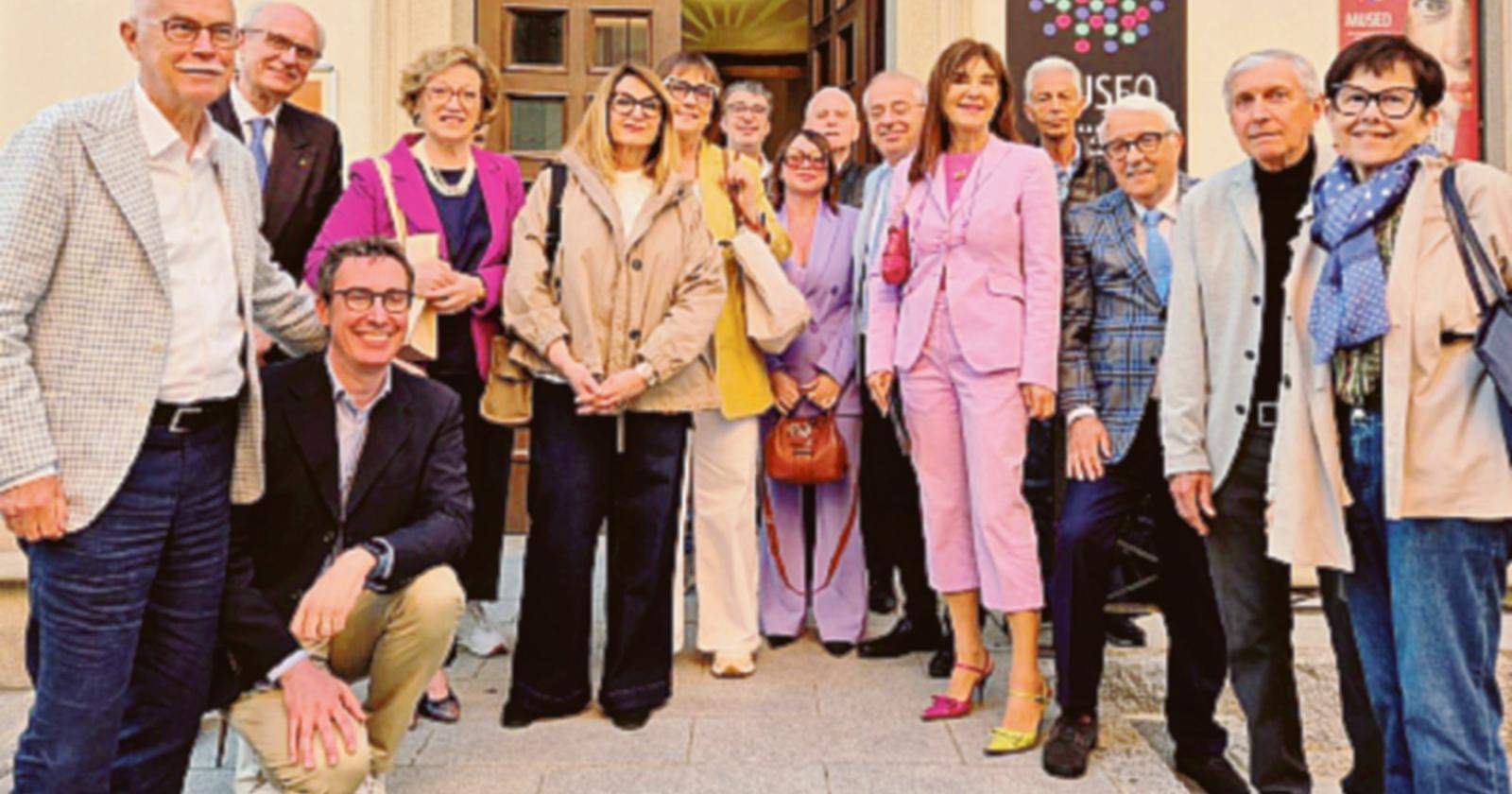Il Rotary club in visita al museo Diocesano 