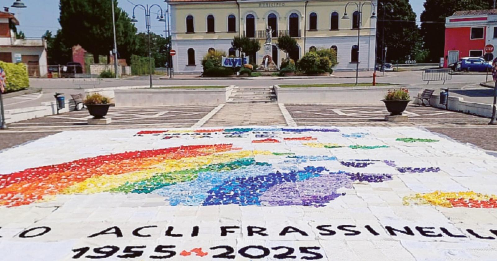 Una bandiera per la pace nel mondo