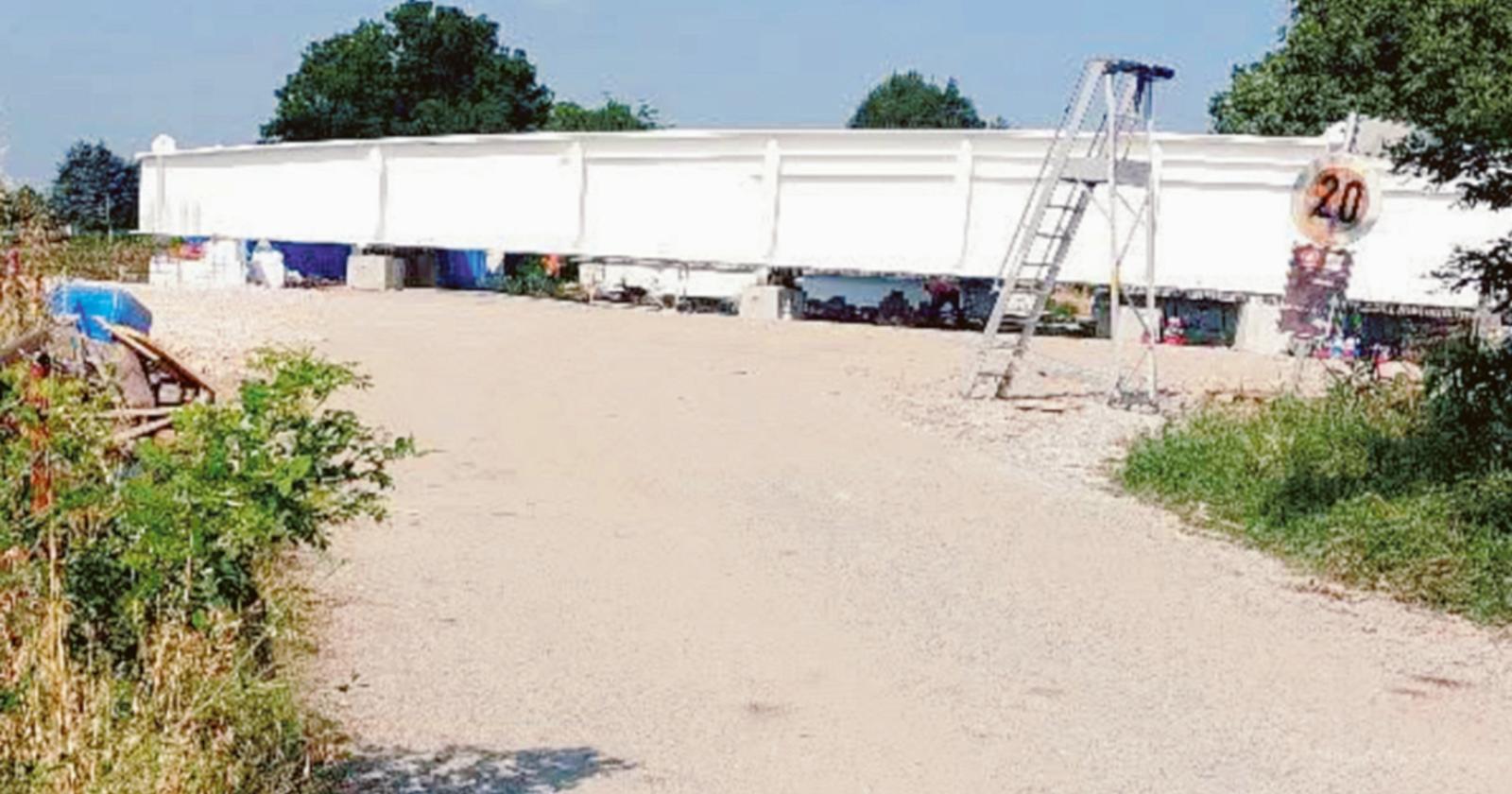 Posa in corso per il maxi ponte