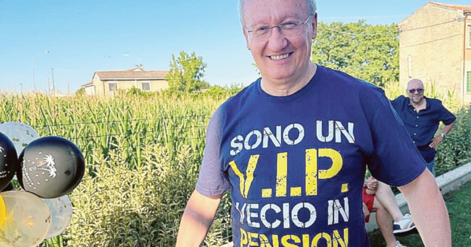 Il dottor Zanella saluta i pazienti