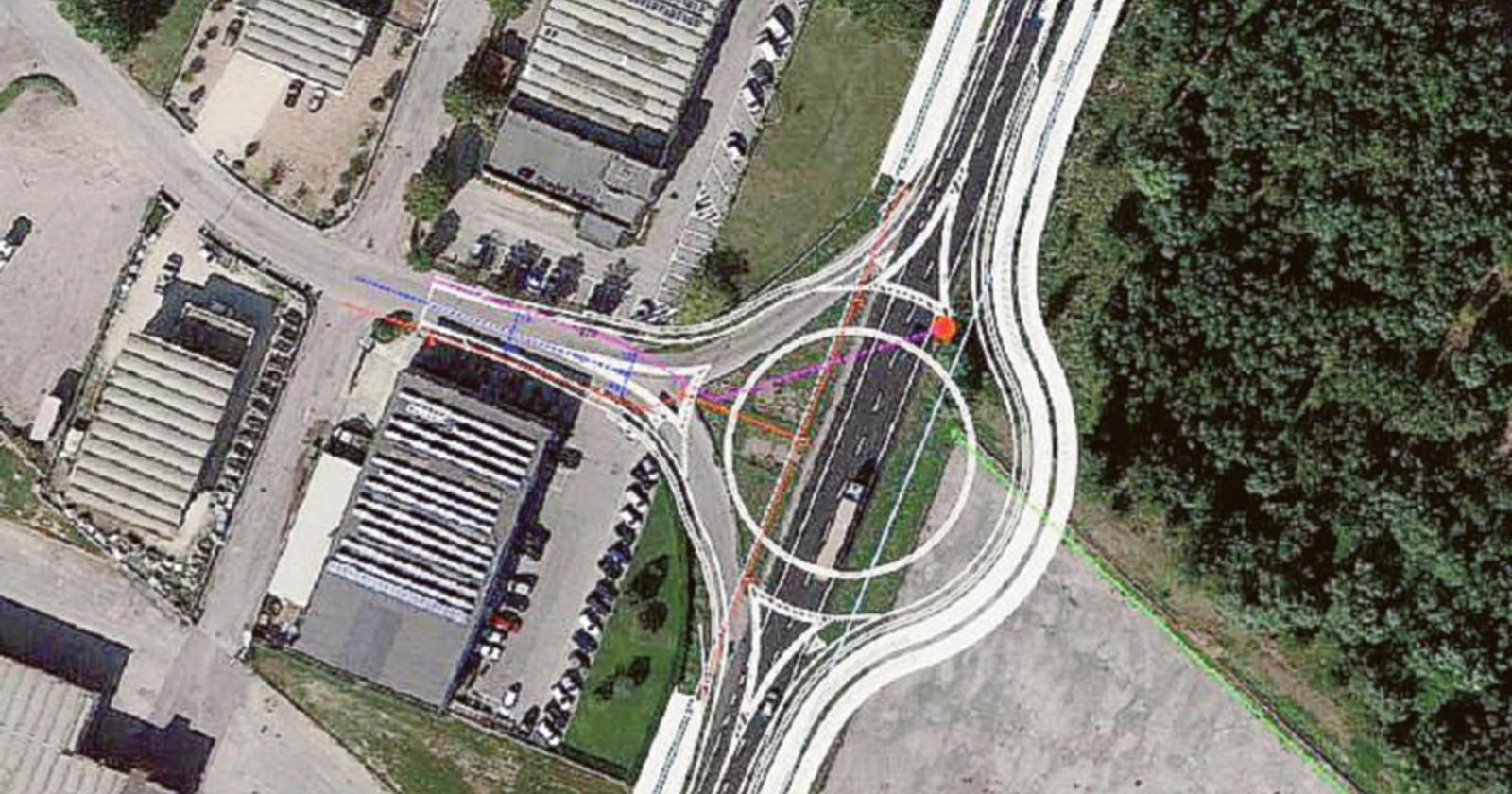 Romea, nuova rotatoria  a Porto Viro