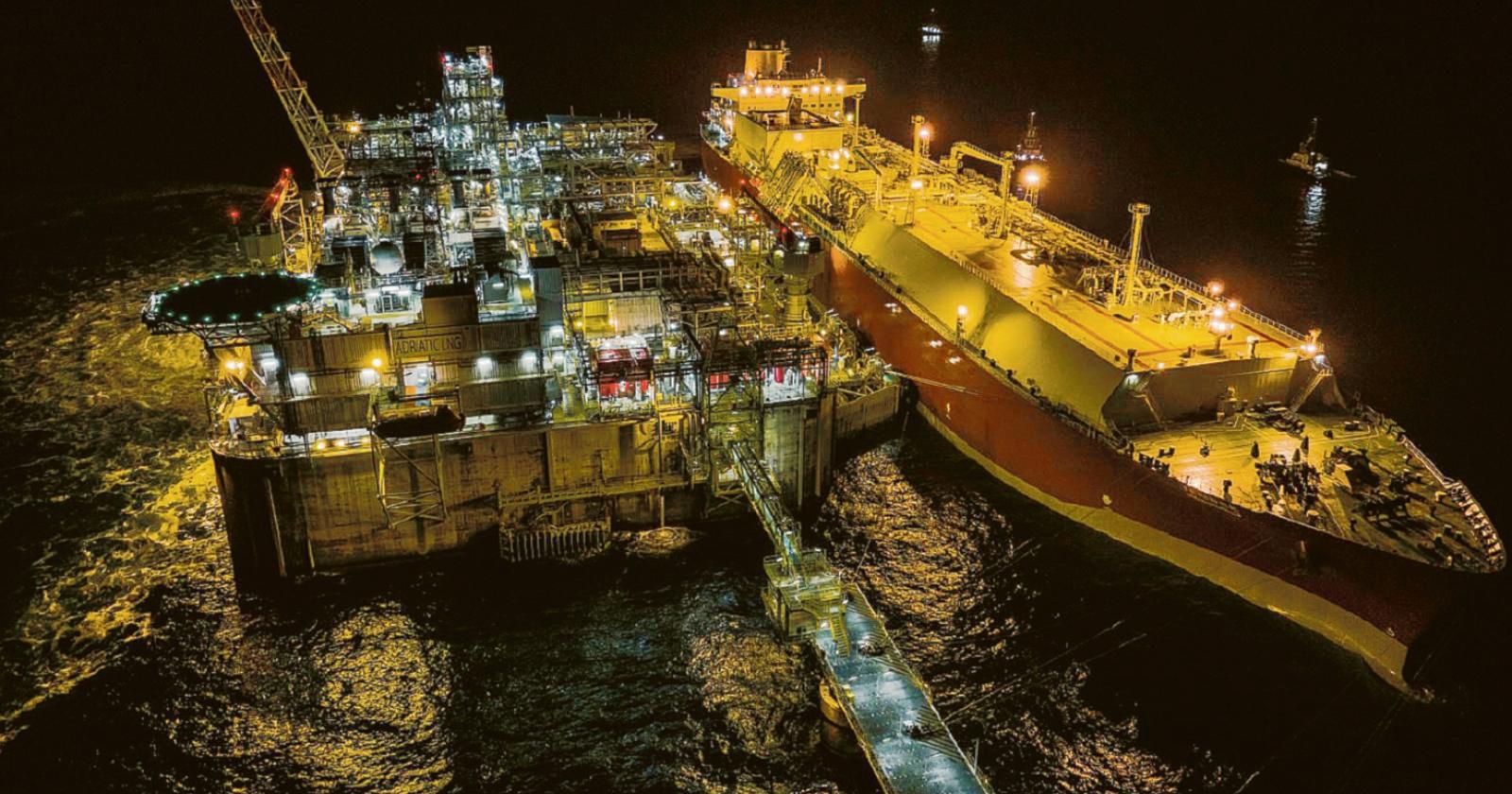 Adriatic Lng, semestre da record
