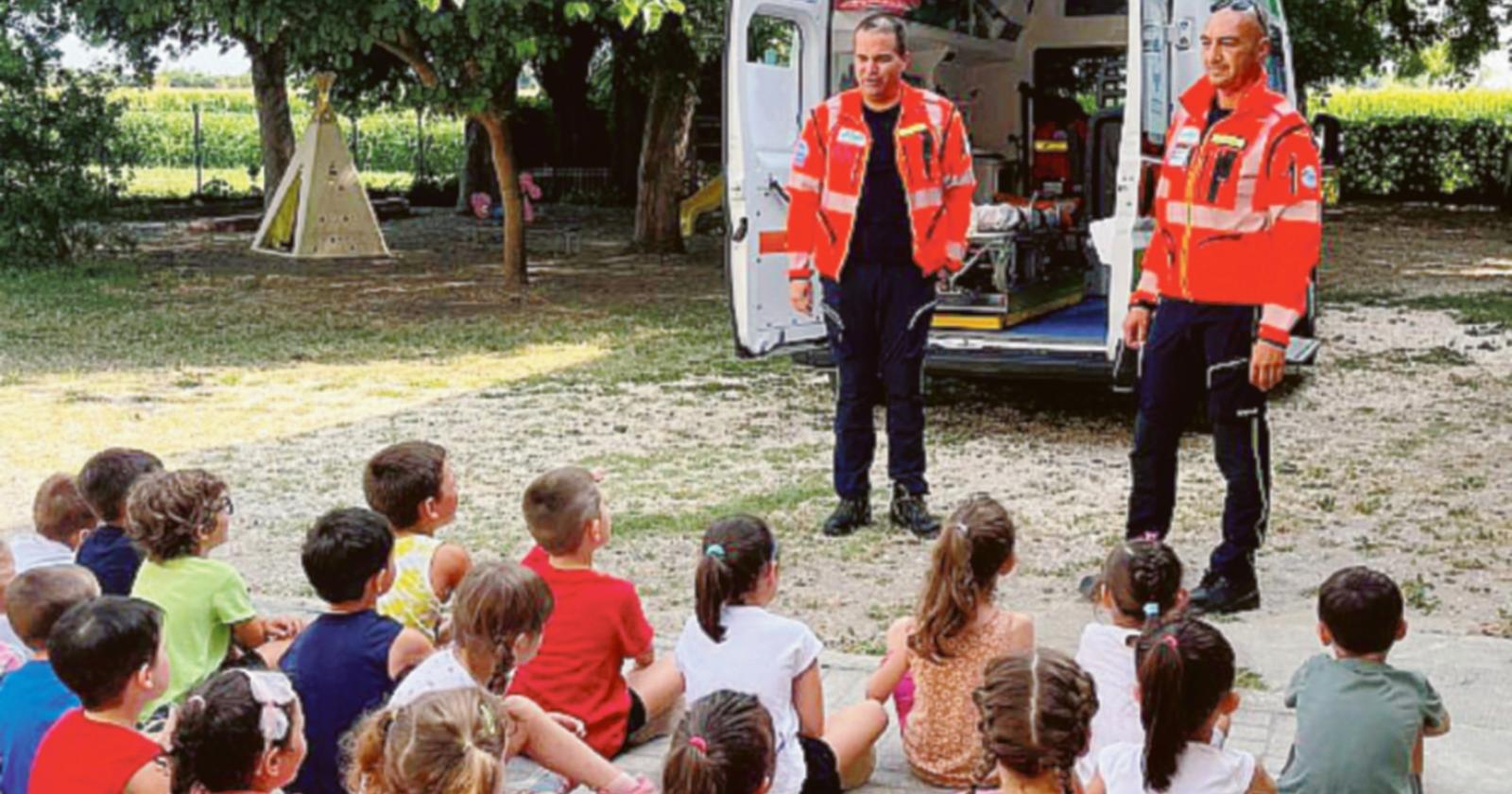 La Croce Verde incontra i bambini del Grest