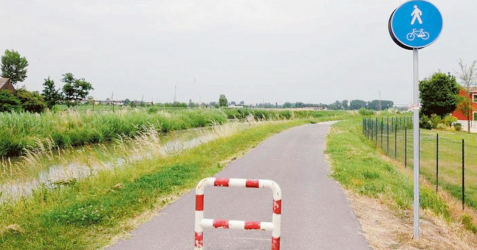 Ultimi ritocchi per la pista ciclabile