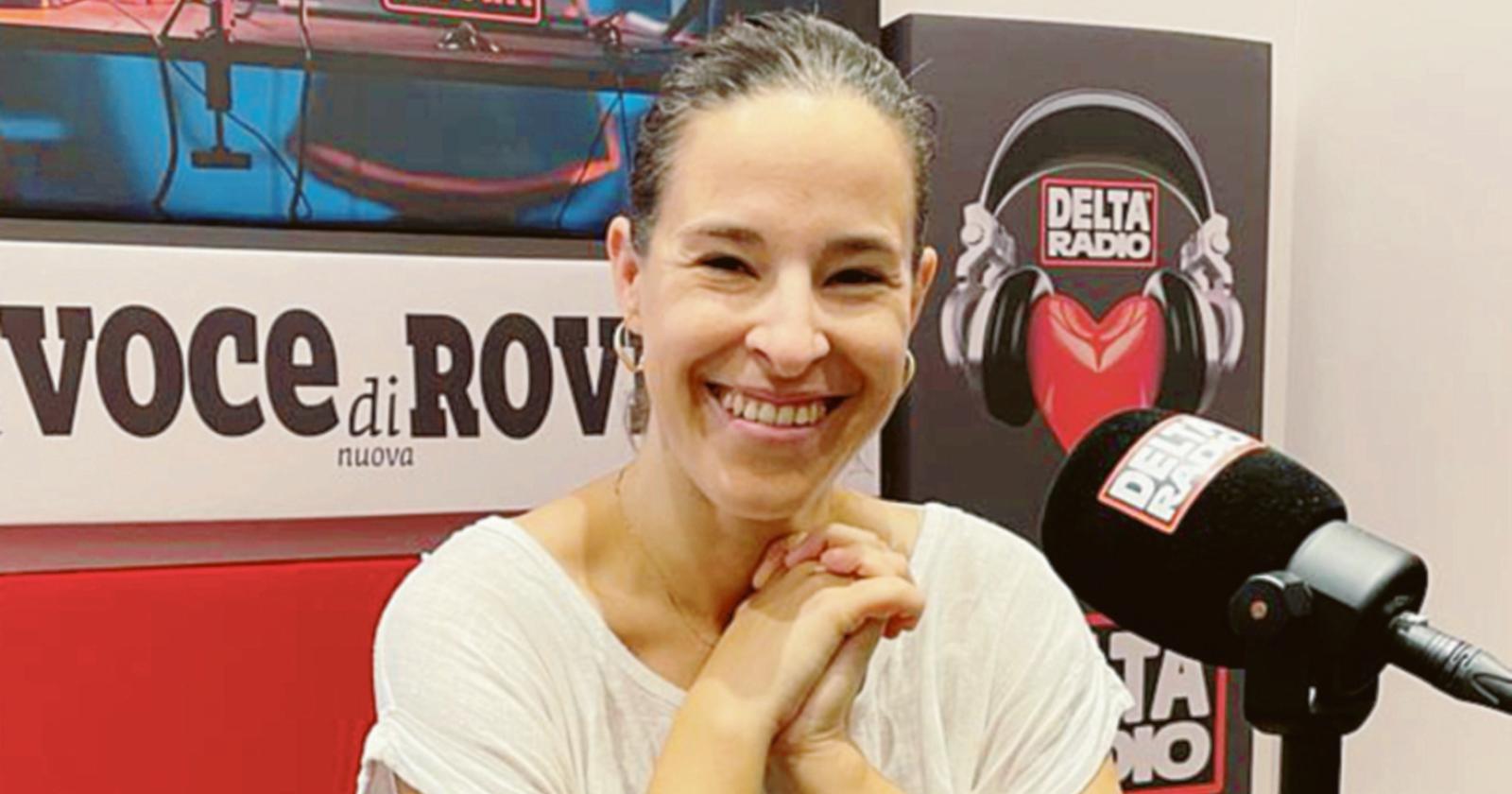 Matilde Vigna a fianco di Favino