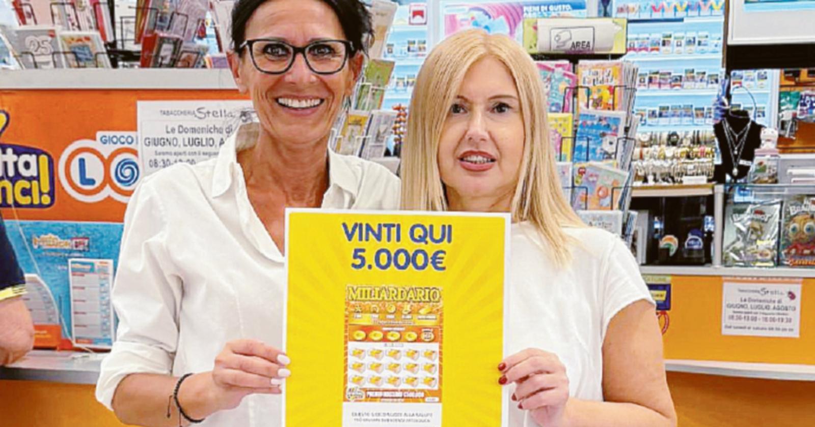 Gratta e vince ben 5mila euro 