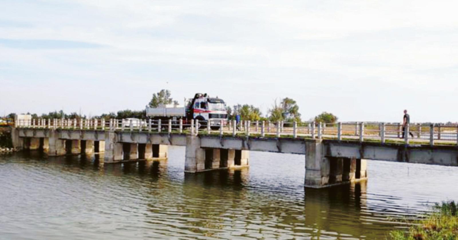 Ponte Gramignara, test di “carico”