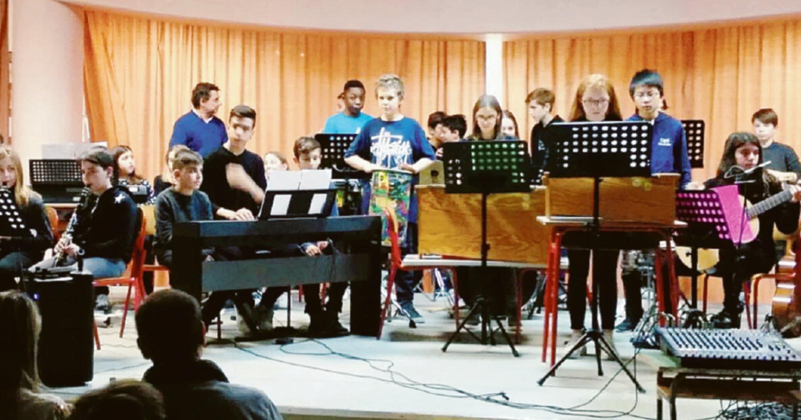 Alunni in concerto benefico