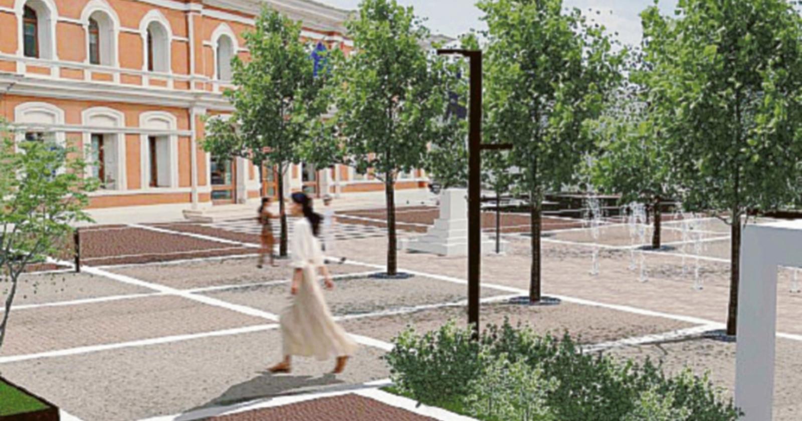 La piazza si ridisegna, per la socialità 