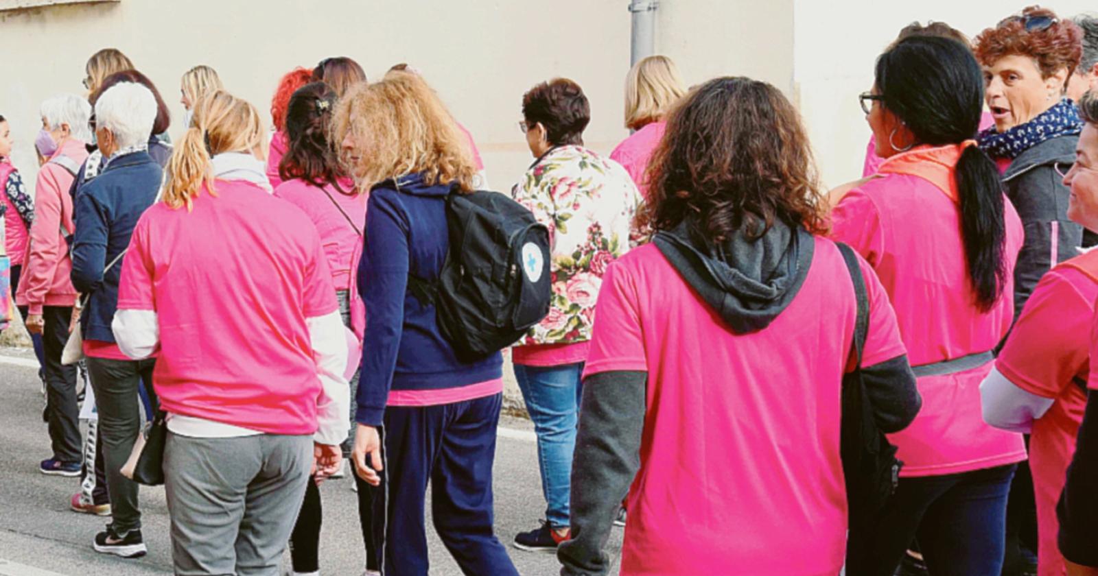 La camminata... è rosa