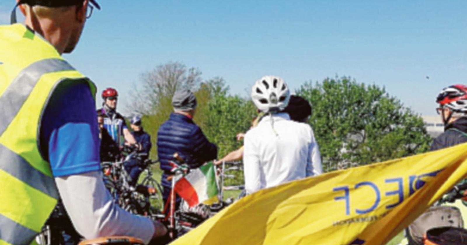 In trenta in bici lungo il Po 