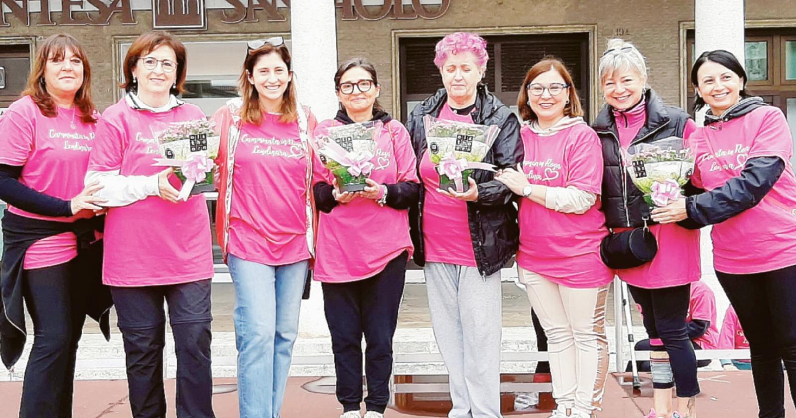 La grande camminata rosa