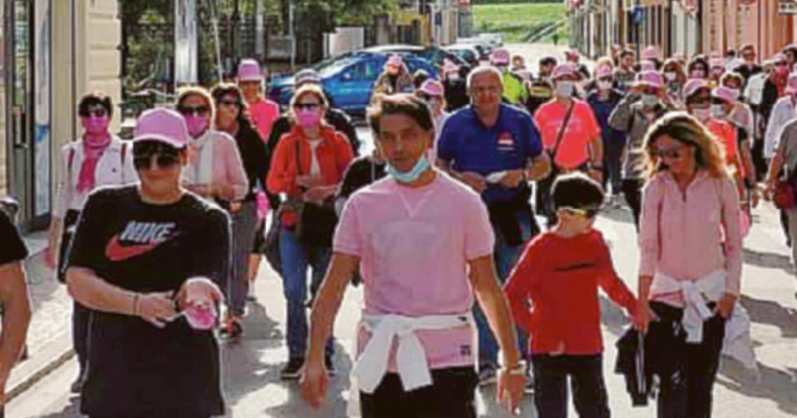 Una camminata a tutta sensibilizzazione 