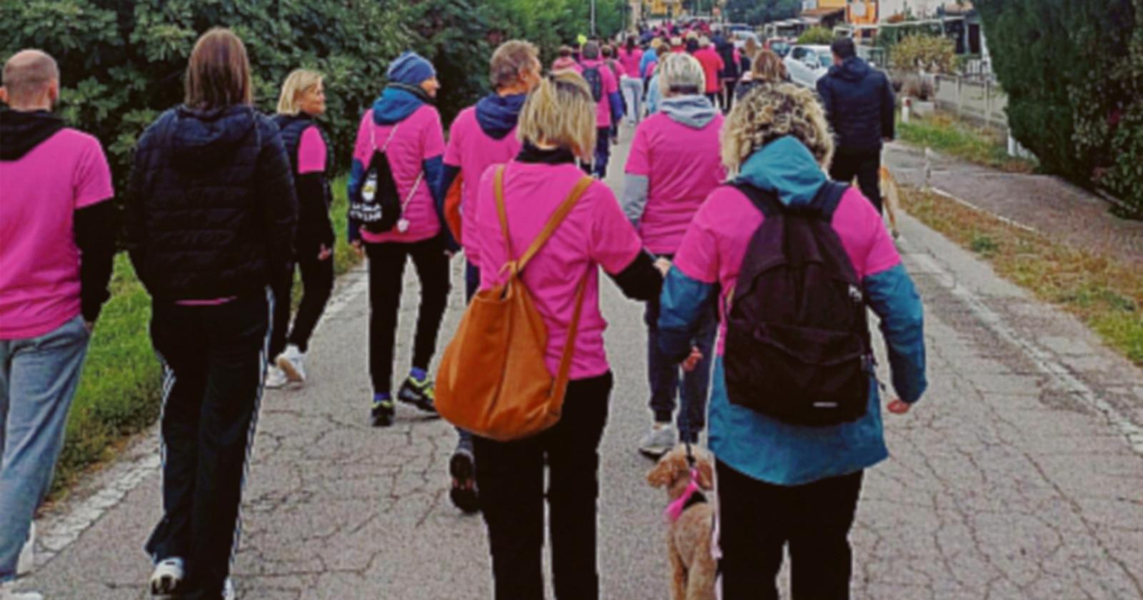 Ben 150 in marcia alla “camminata rosa” 