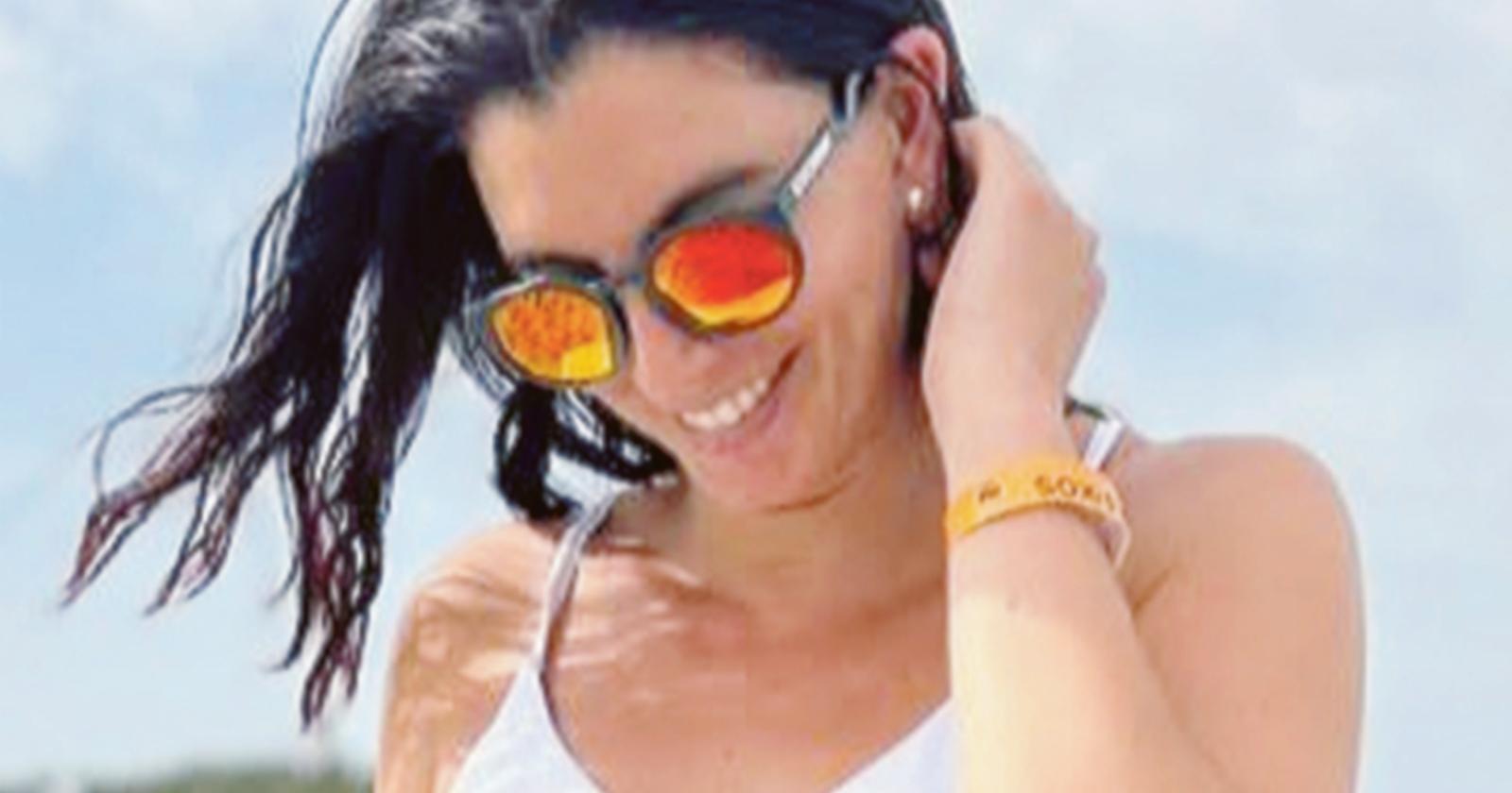 Marta Menegatti è mamma di Nina