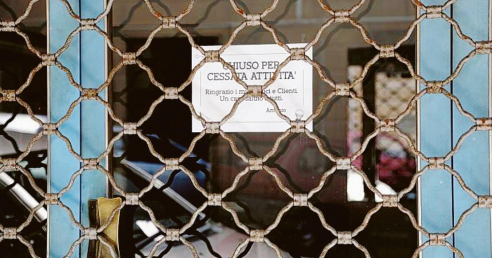 Primi in Italia per calo di imprese