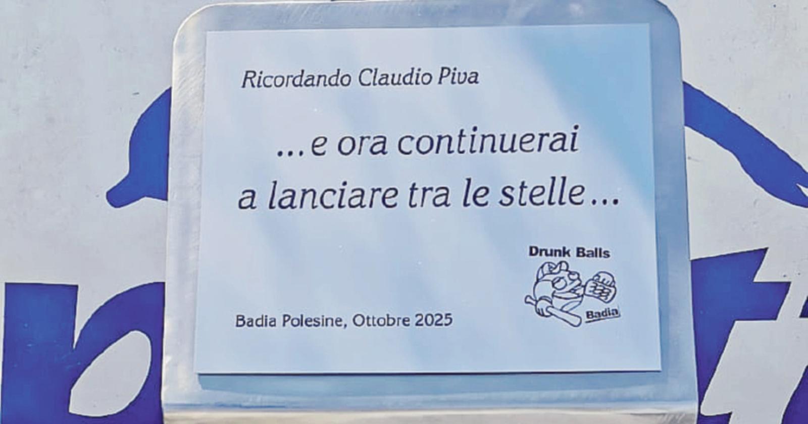 Un cippo per ricordare “Caio”