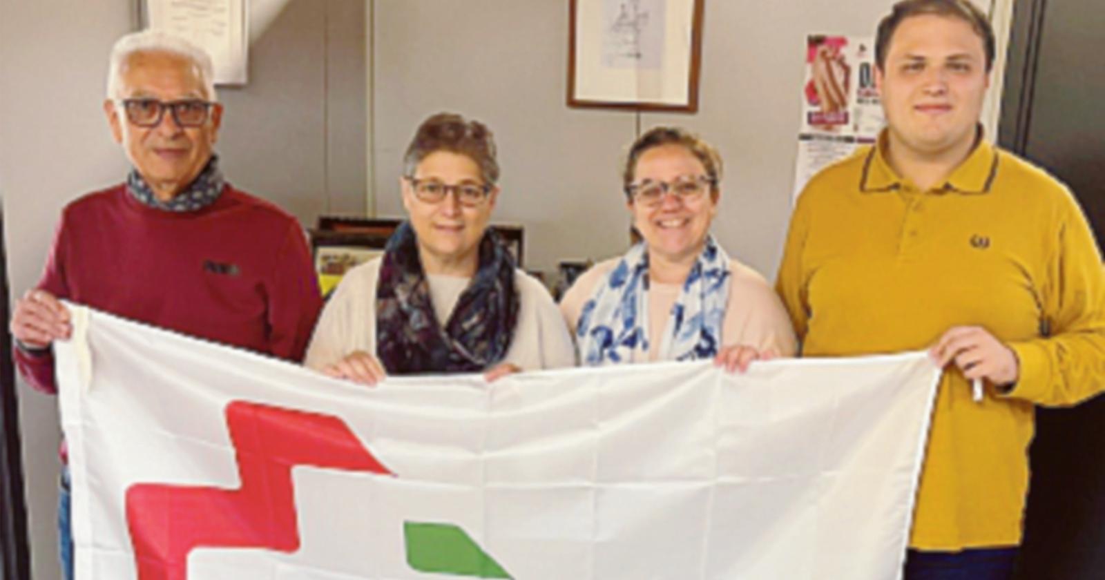 Anpas, Barbara Soccorso ha consegnato la bandiera