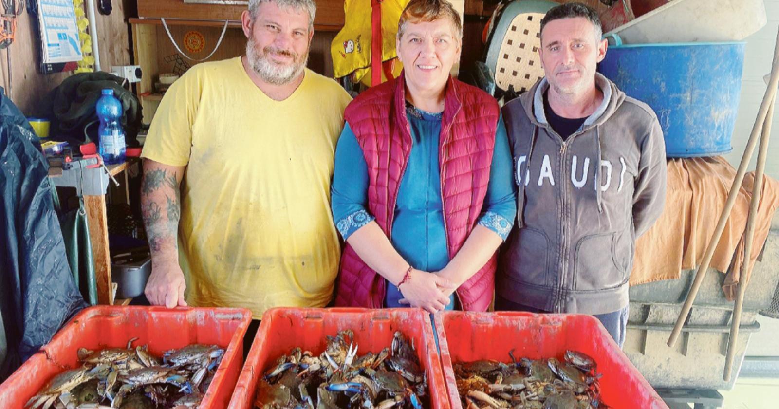 "Col granchio noi lavoriamo. E bene"