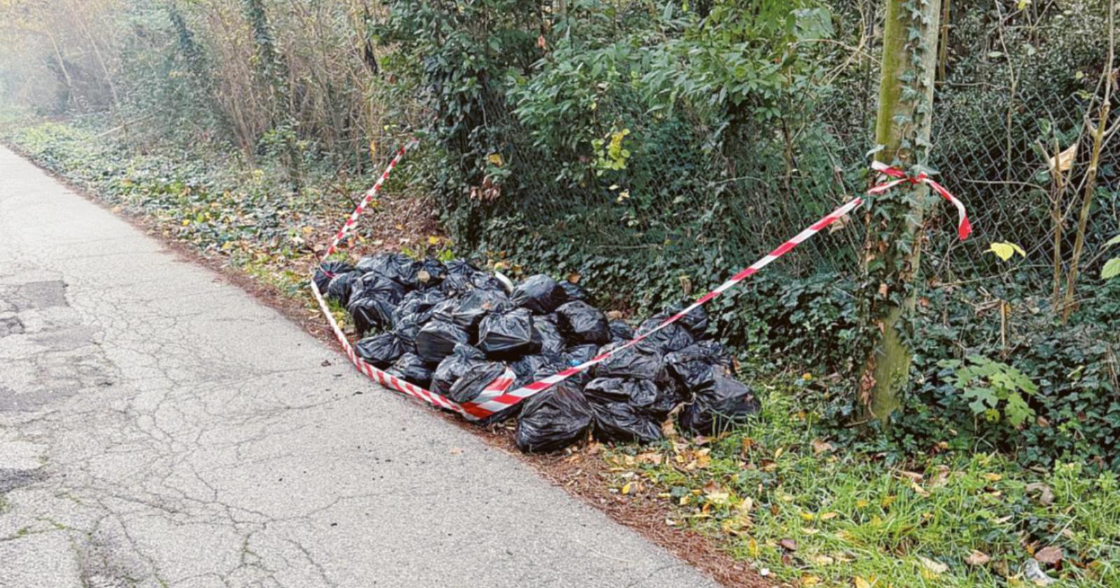 Maxi discarica nell’oasi verde