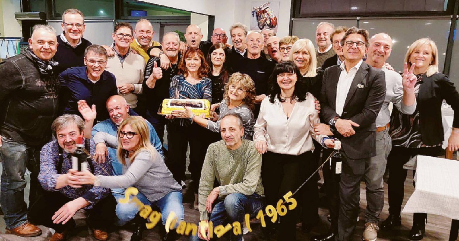 Amici da 60 anni, arrivano da tutta Italia
