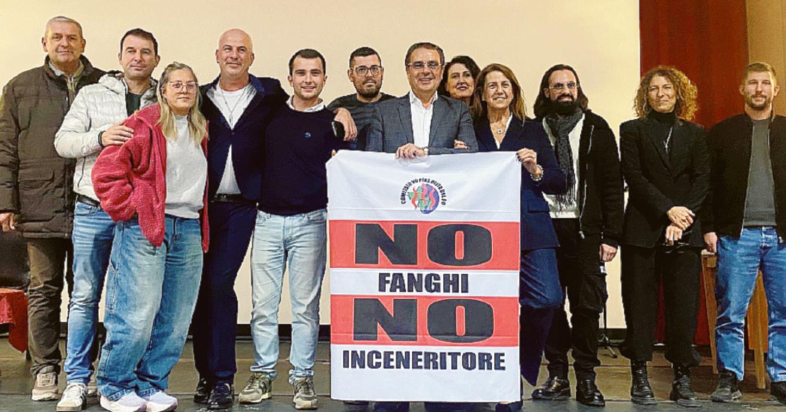 Impianto fanghi , un coro di “no”