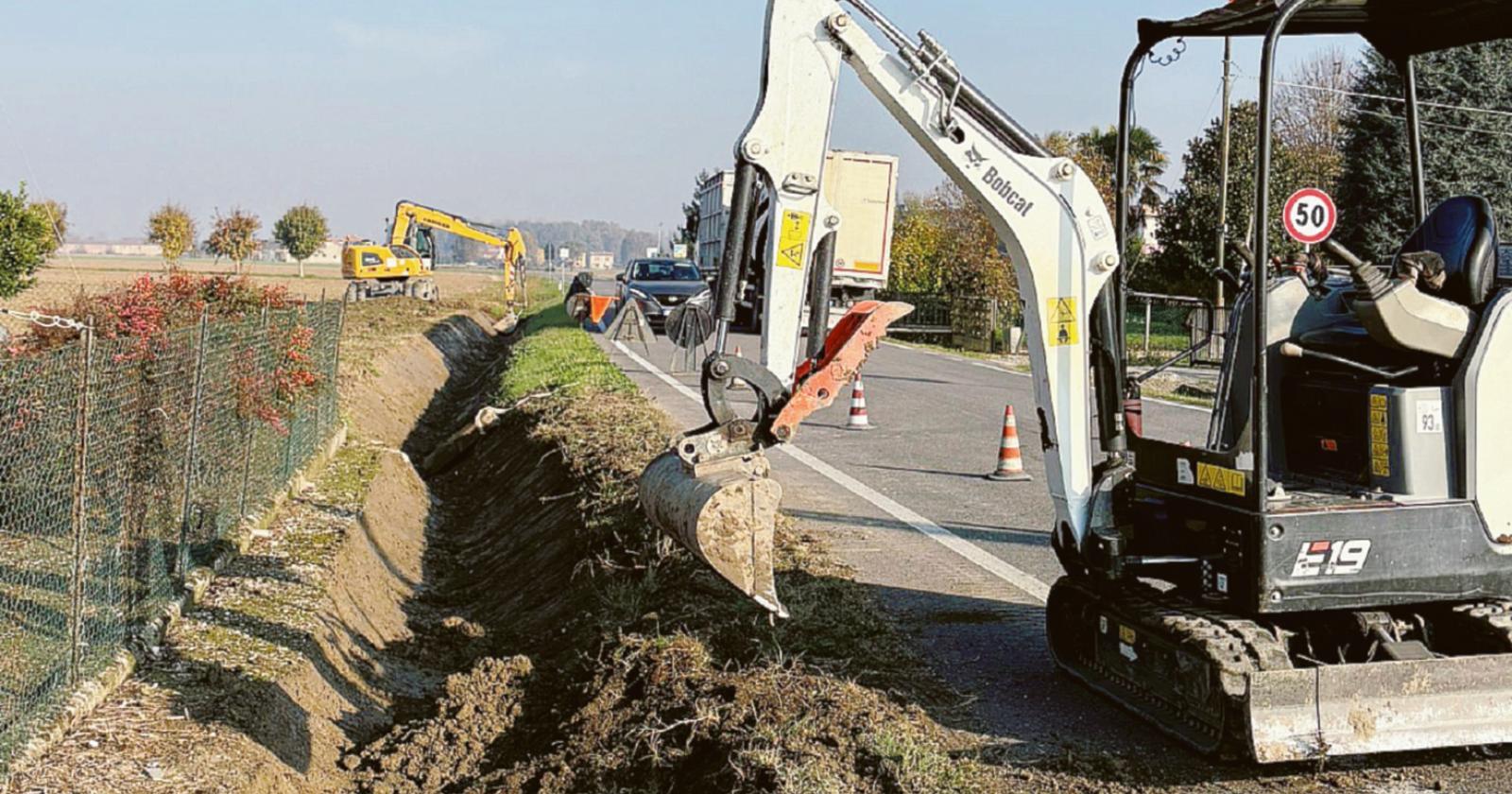 Si sistemano i fossi, per la sicurezza