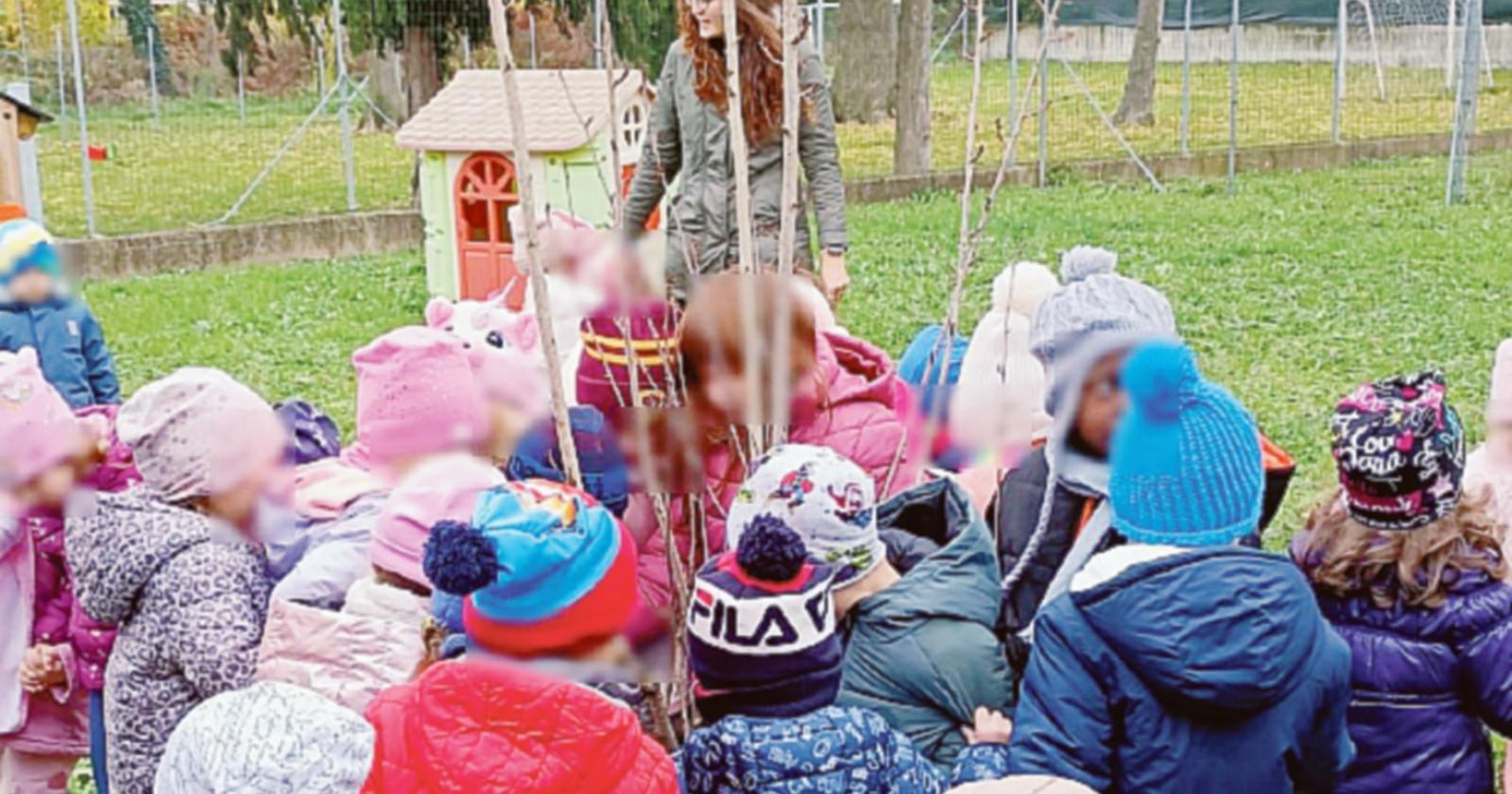 Seren auto ha donato un ciliegio alla scuola 