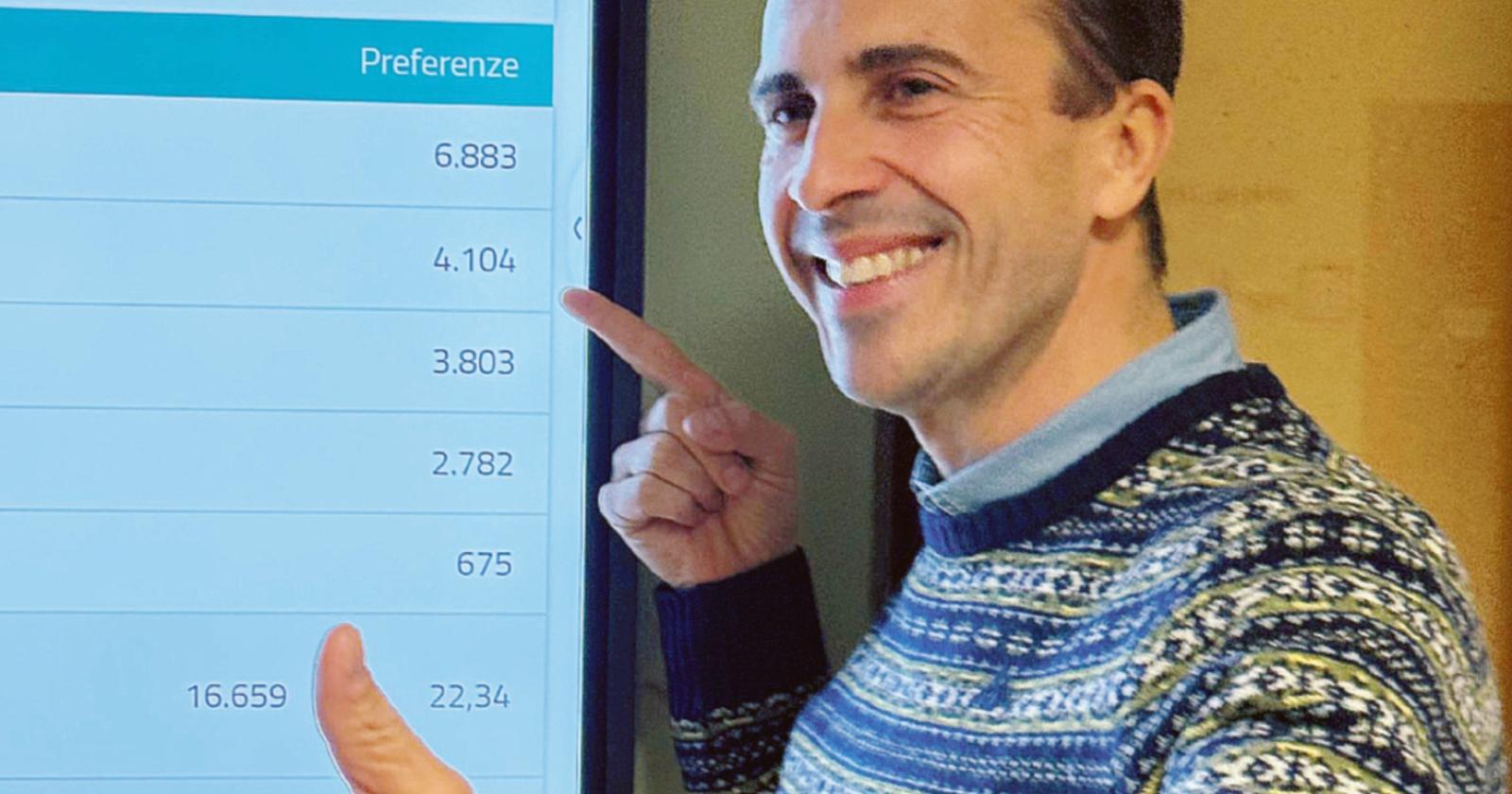 Corazzari esulta: terza elezione