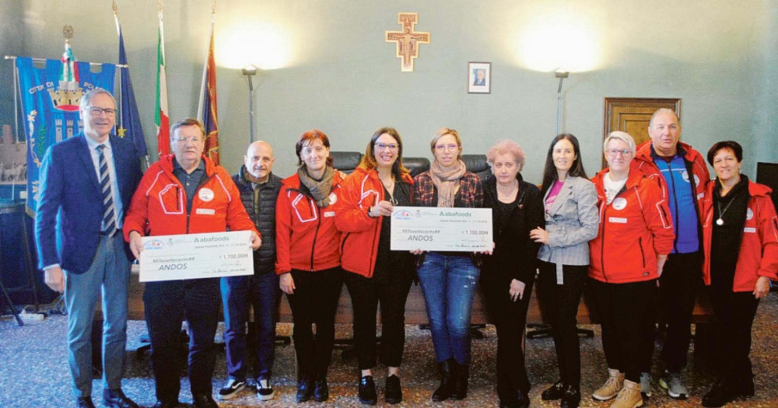 Oltre 1.700 euro per l’Andos