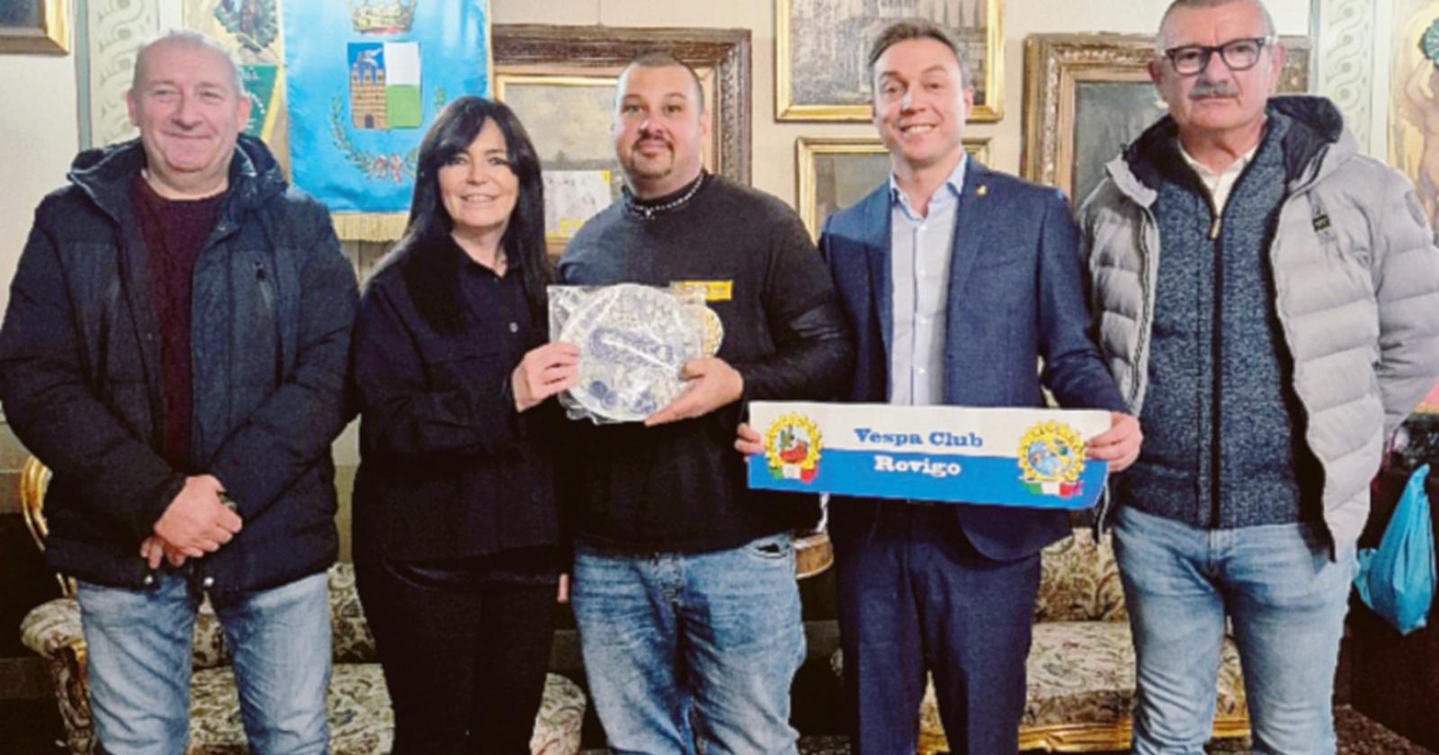 L'eroe in Vespa premiato in Comune