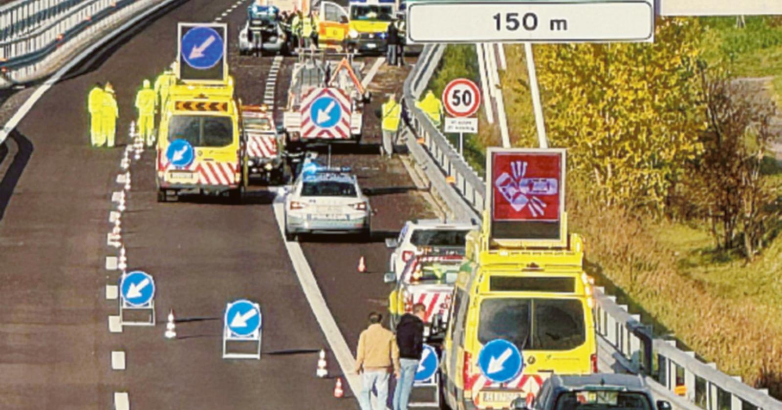 L’altro operaio rischia una gamba