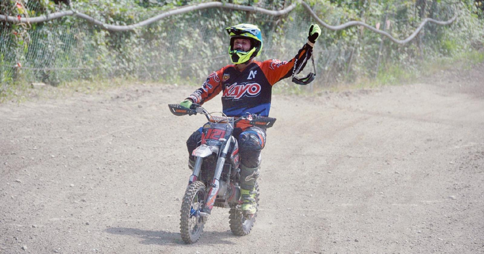 Covizzi, re italiano di pit bike