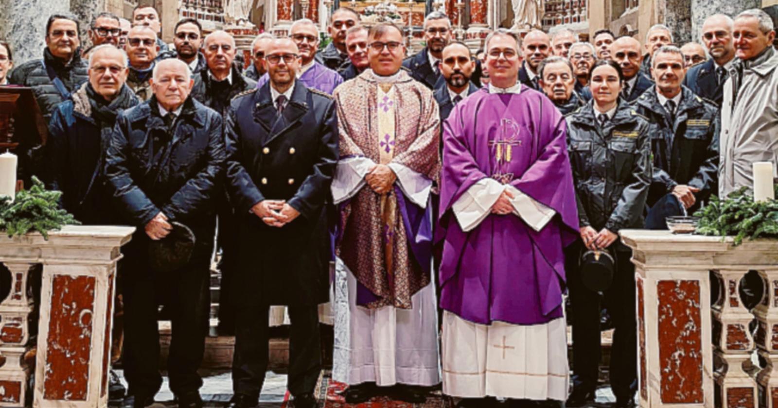 La messa per i finanzieri 