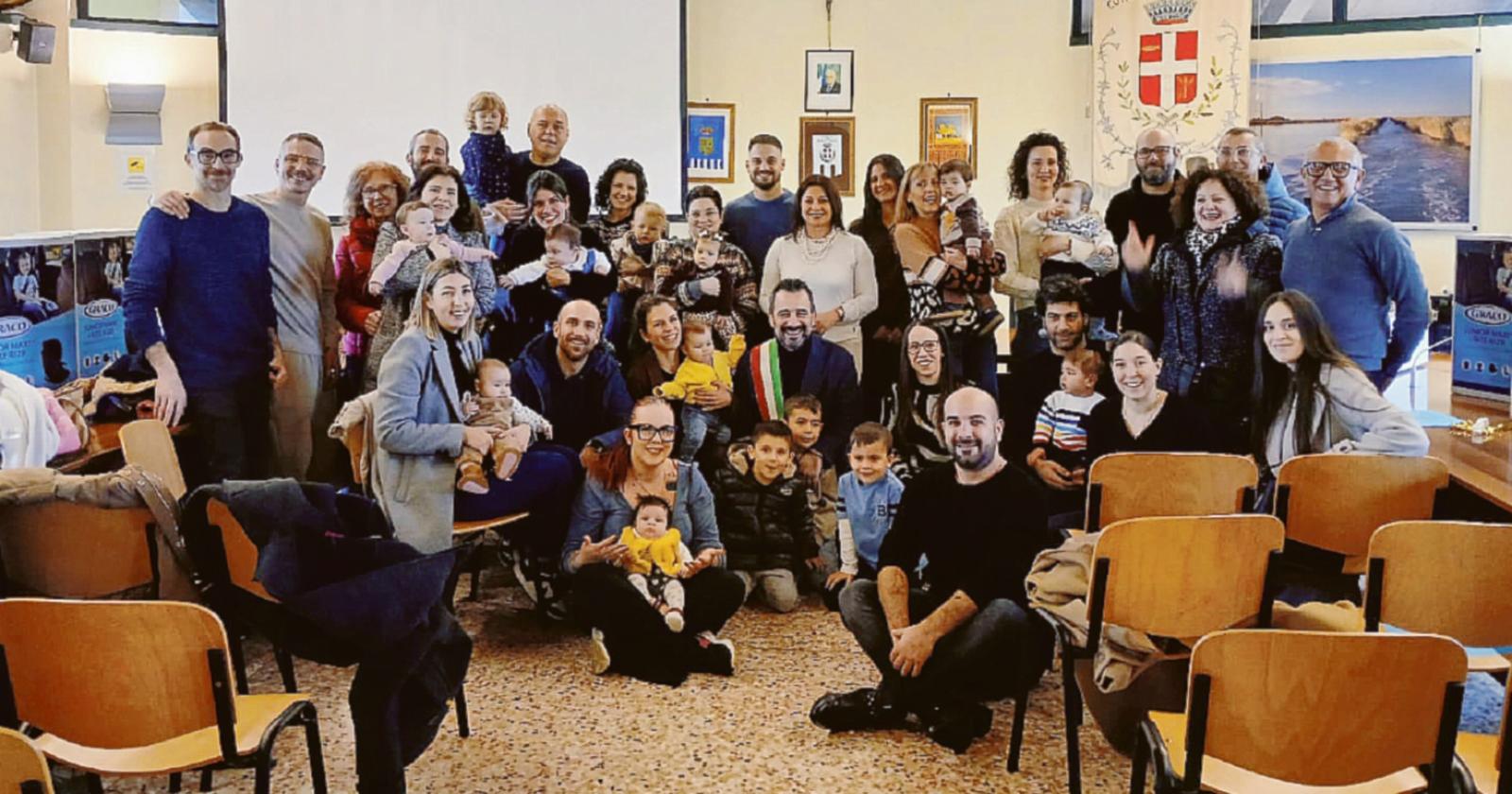 La citt&agrave; in festa per i nuovi nati