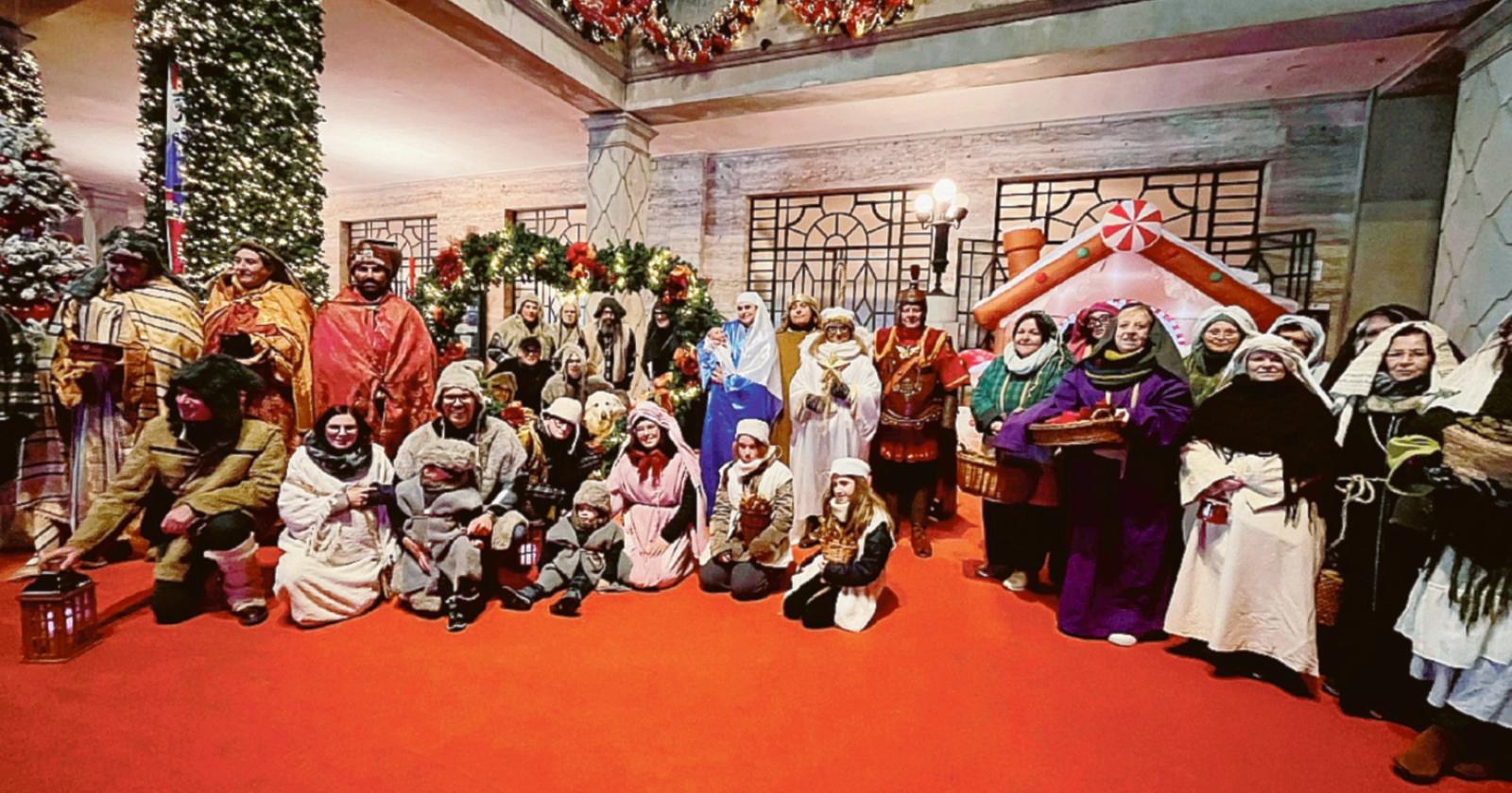 In 46 figuranti al corteo dei Re Magi