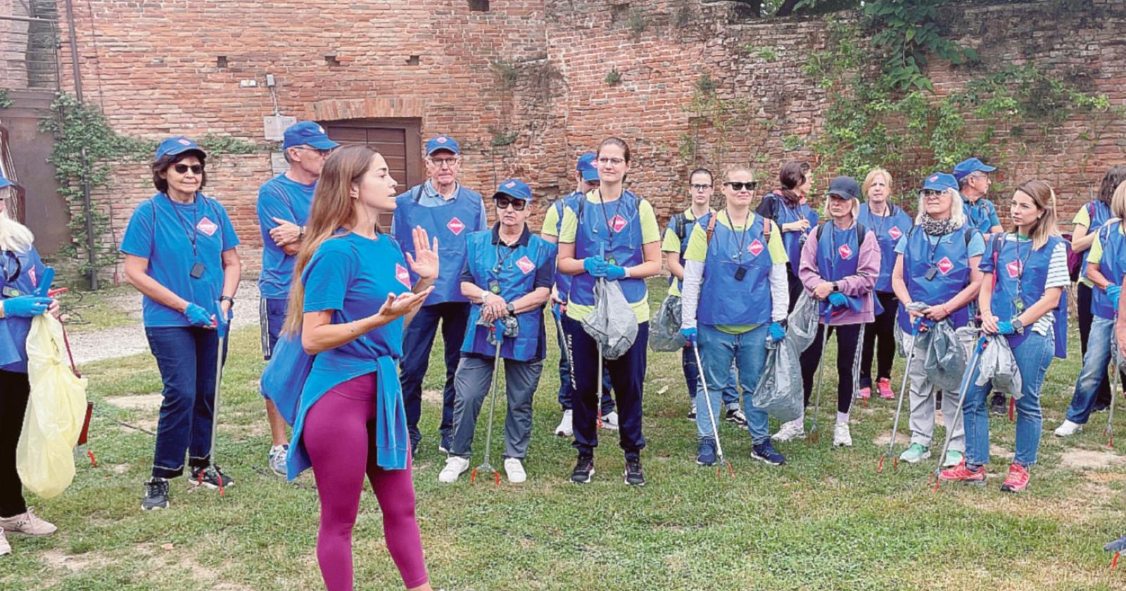 Rifiuti raccolti e parchi puliti